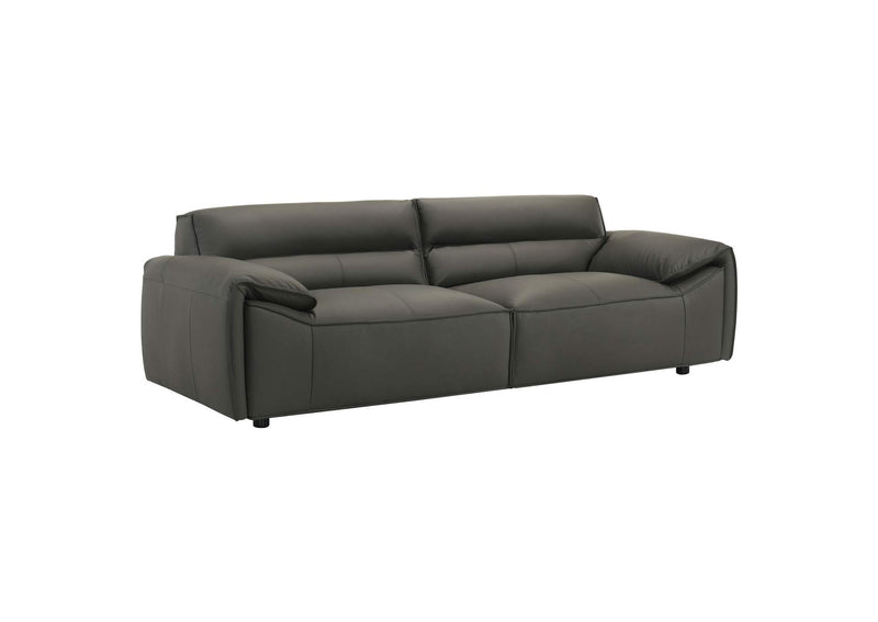 509504 Buxton Top Grain Leather Upholstered Sofa Graphite
