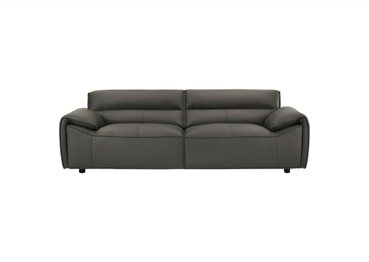 509504 Buxton Top Grain Leather Upholstered Sofa Graphite