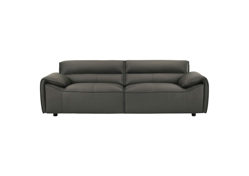 509504 Buxton Top Grain Leather Upholstered Sofa Graphite