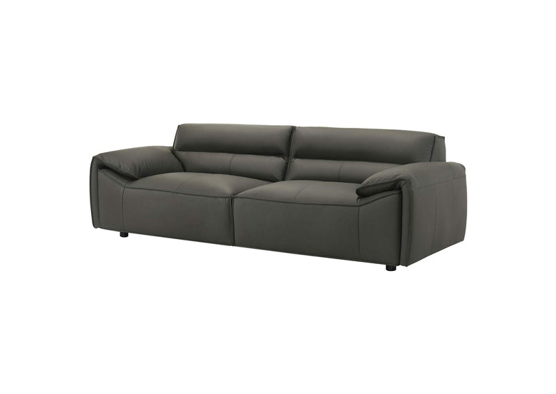 509504 Buxton Top Grain Leather Upholstered Sofa Graphite