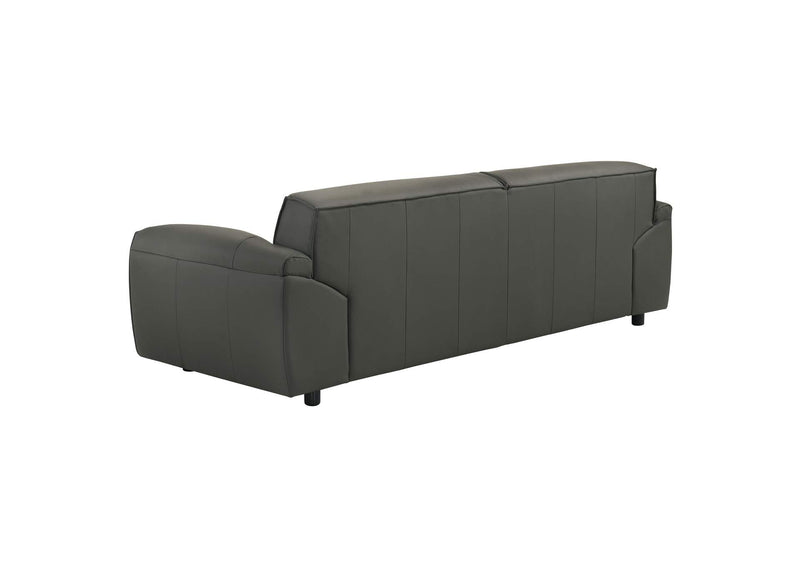509504 Buxton Top Grain Leather Upholstered Sofa Graphite