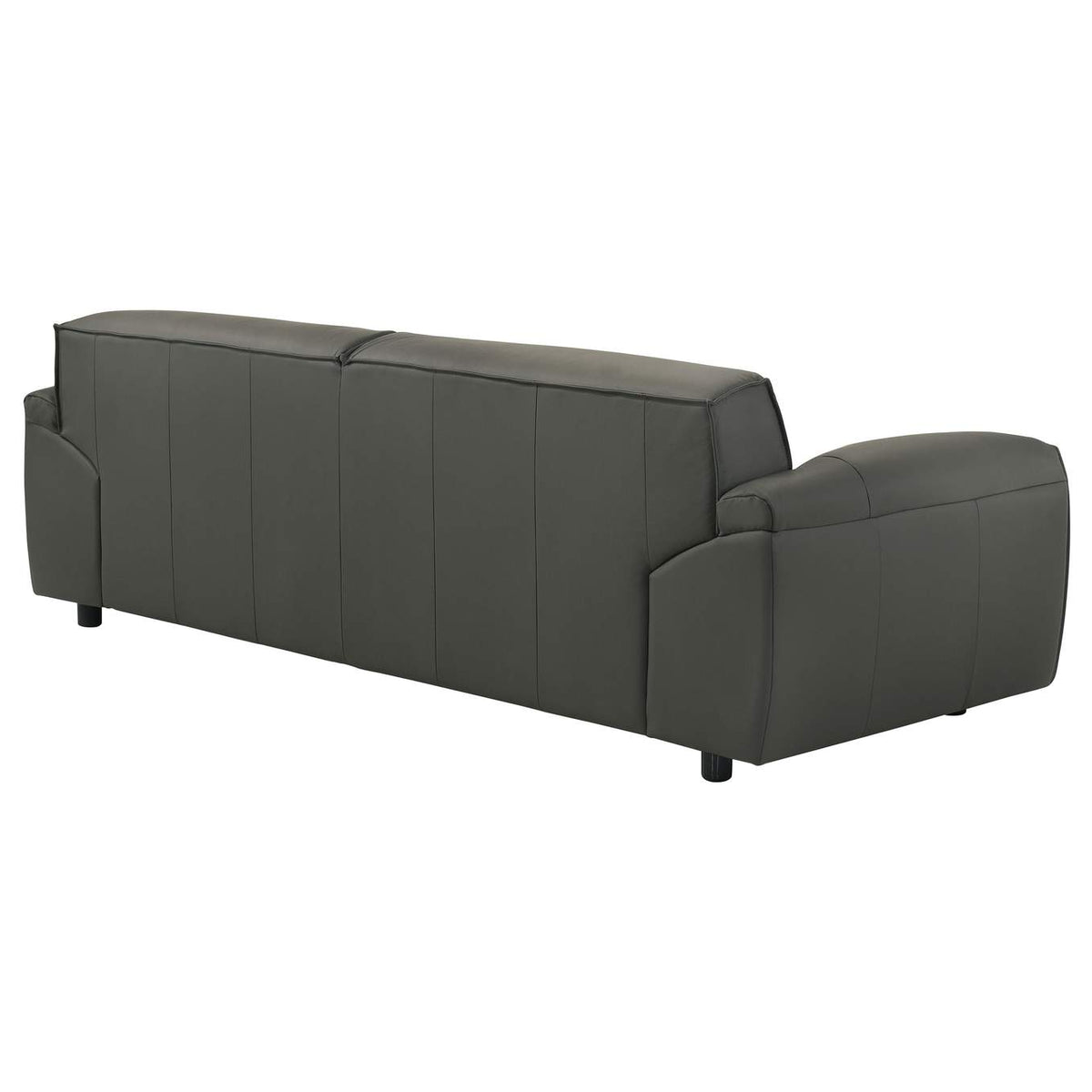 509504 Buxton Top Grain Leather Upholstered Sofa Graphite