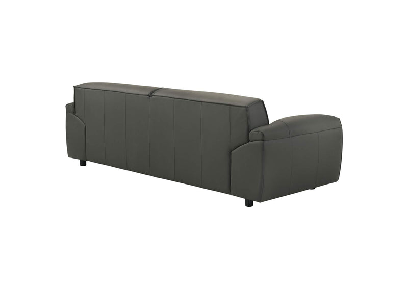509504 Buxton Top Grain Leather Upholstered Sofa Graphite