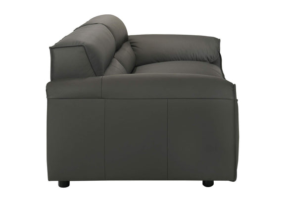 509504 Buxton Top Grain Leather Upholstered Sofa Graphite