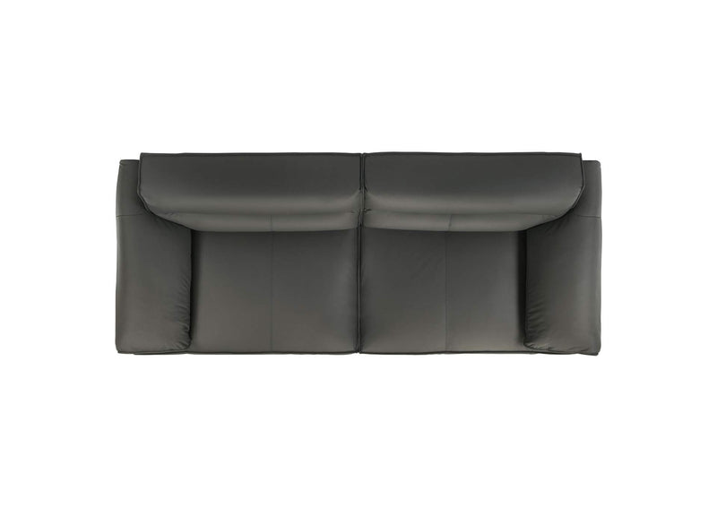 509504 Buxton Top Grain Leather Upholstered Sofa Graphite