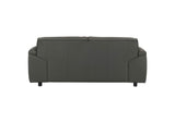 509505 Buxton Top Grain Leather Upholstered Loveseat Graphite