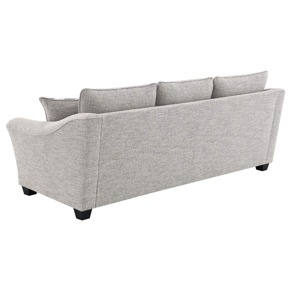 509671-S2 Tomkins 2-piece Boucle Upholstered Sofa Set Light Grey