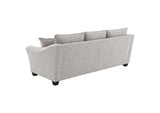 509671-S2 Tomkins 2-piece Boucle Upholstered Sofa Set Light Grey