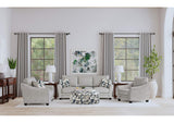 509671-S3 Tomkins 3-piece Boucle Upholstered Sofa Set Light Grey
