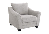 509671-S3 Tomkins 3-piece Boucle Upholstered Sofa Set Light Grey