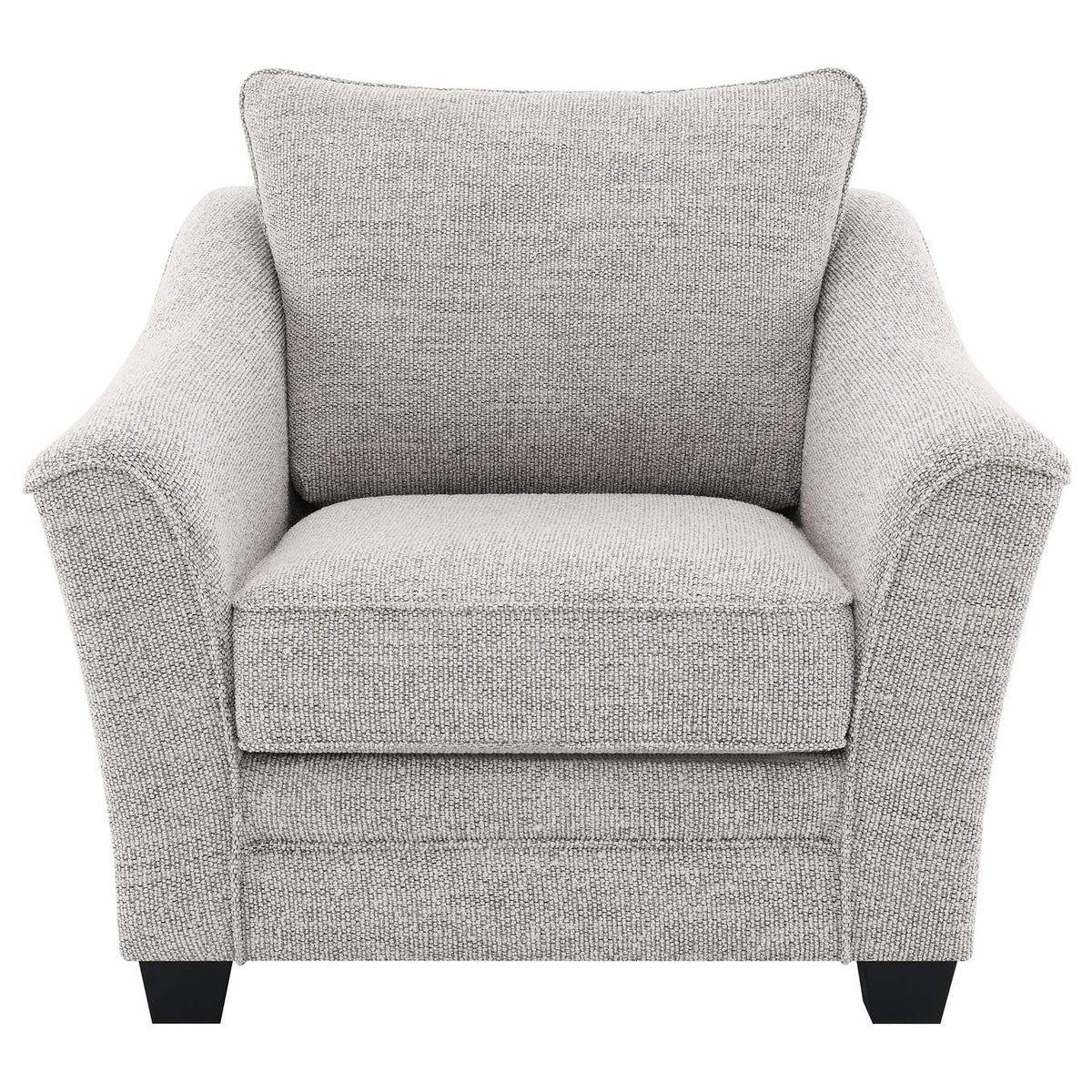 509671-S3 Tomkins 3-piece Boucle Upholstered Sofa Set Light Grey