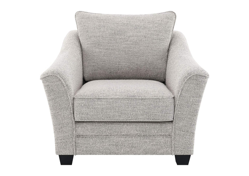 509671-S3 Tomkins 3-piece Boucle Upholstered Sofa Set Light Grey