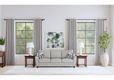 509671 Tomkins Boucle Upholstered Sofa Light Grey