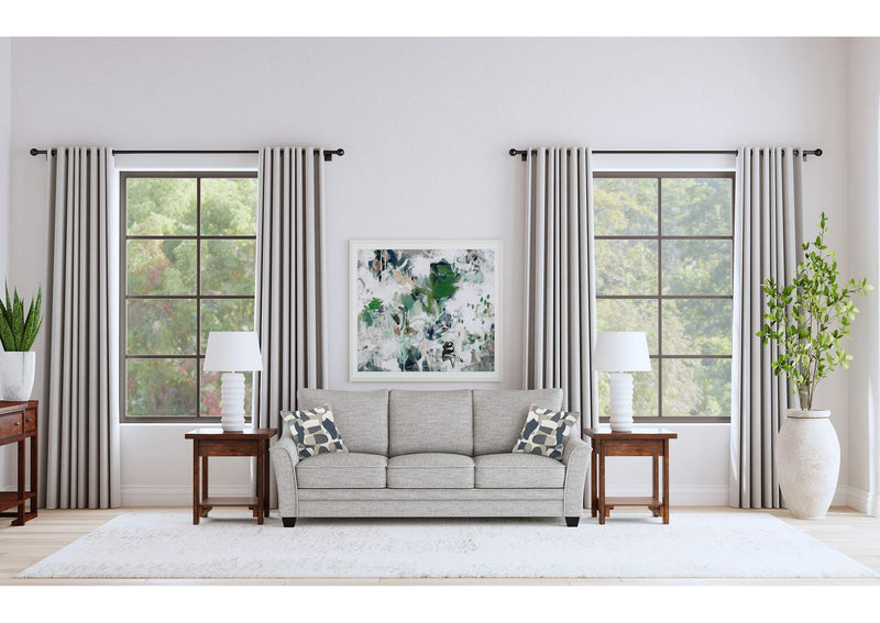 509671 Tomkins Boucle Upholstered Sofa Light Grey