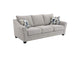 509671 Tomkins Boucle Upholstered Sofa Light Grey