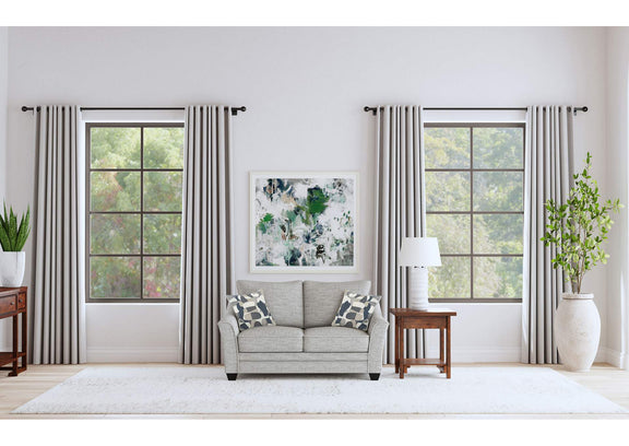 509672 Tomkins Boucle Upholstered Loveseat Light Grey