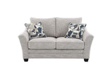 509672 Tomkins Boucle Upholstered Loveseat Light Grey