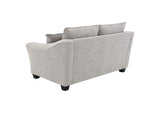 509672 Tomkins Boucle Upholstered Loveseat Light Grey