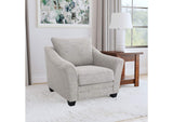 509673 Tomkins Boucle Upholstered Chair Light Grey