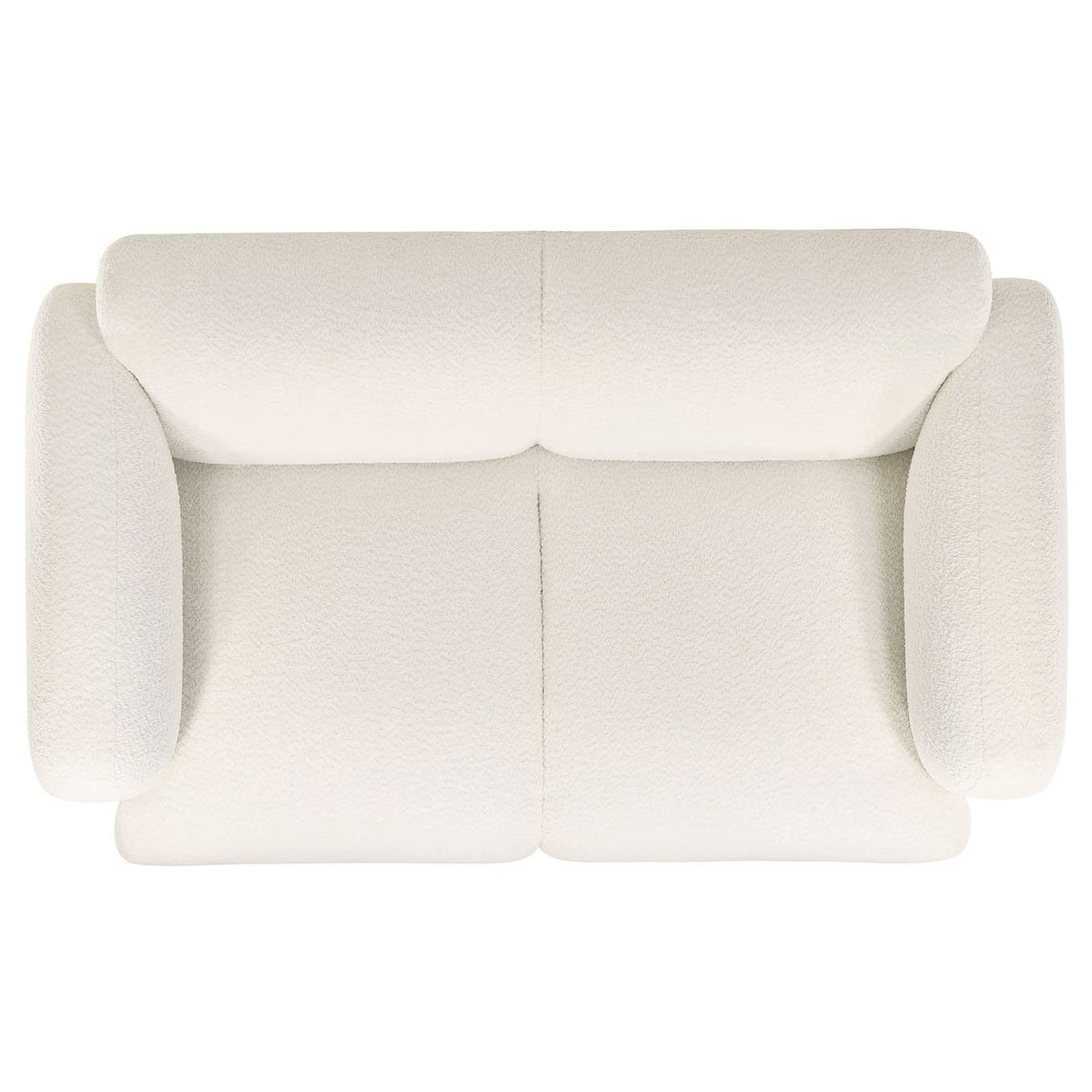 509811-S3 Dorset 3-piece Upholstered Round Track Arm Sofa Set White