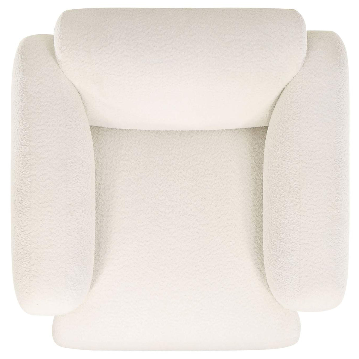 509811-S3 Dorset 3-piece Upholstered Round Track Arm Sofa Set White