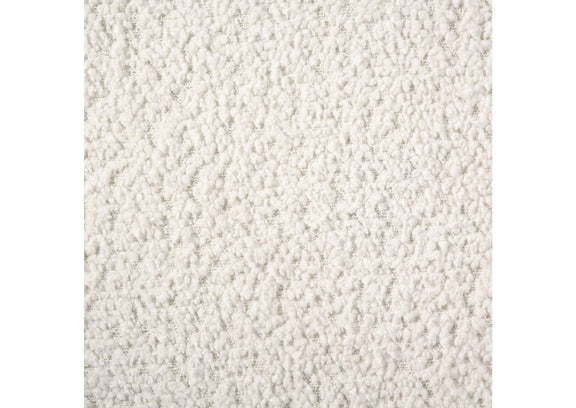 509812 Dorset Fabric Upholstered Round Track Arm Loveseat White