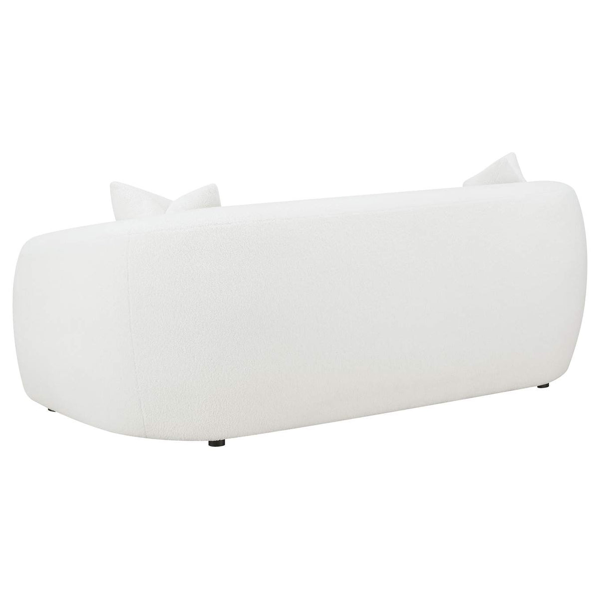 509871 Isabella Faux Sheepskin Upholstered Sofa Natural