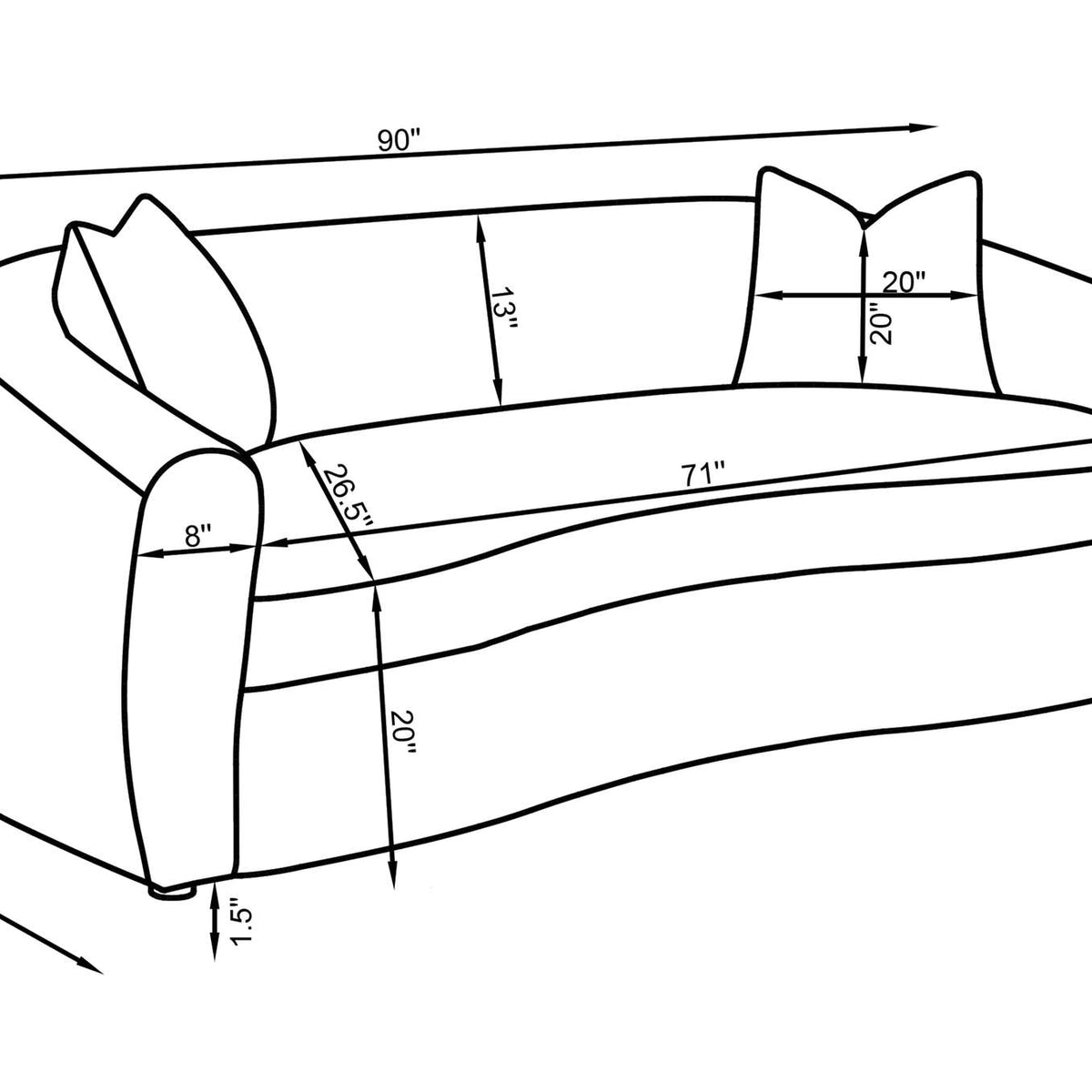 509871 Isabella Faux Sheepskin Upholstered Sofa Natural