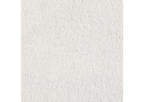 509872 Isabella Faux Sheepskin Upholstered Loveseat Natural