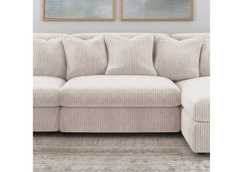 509897 Blaine Upholstered Armless Chair Sand