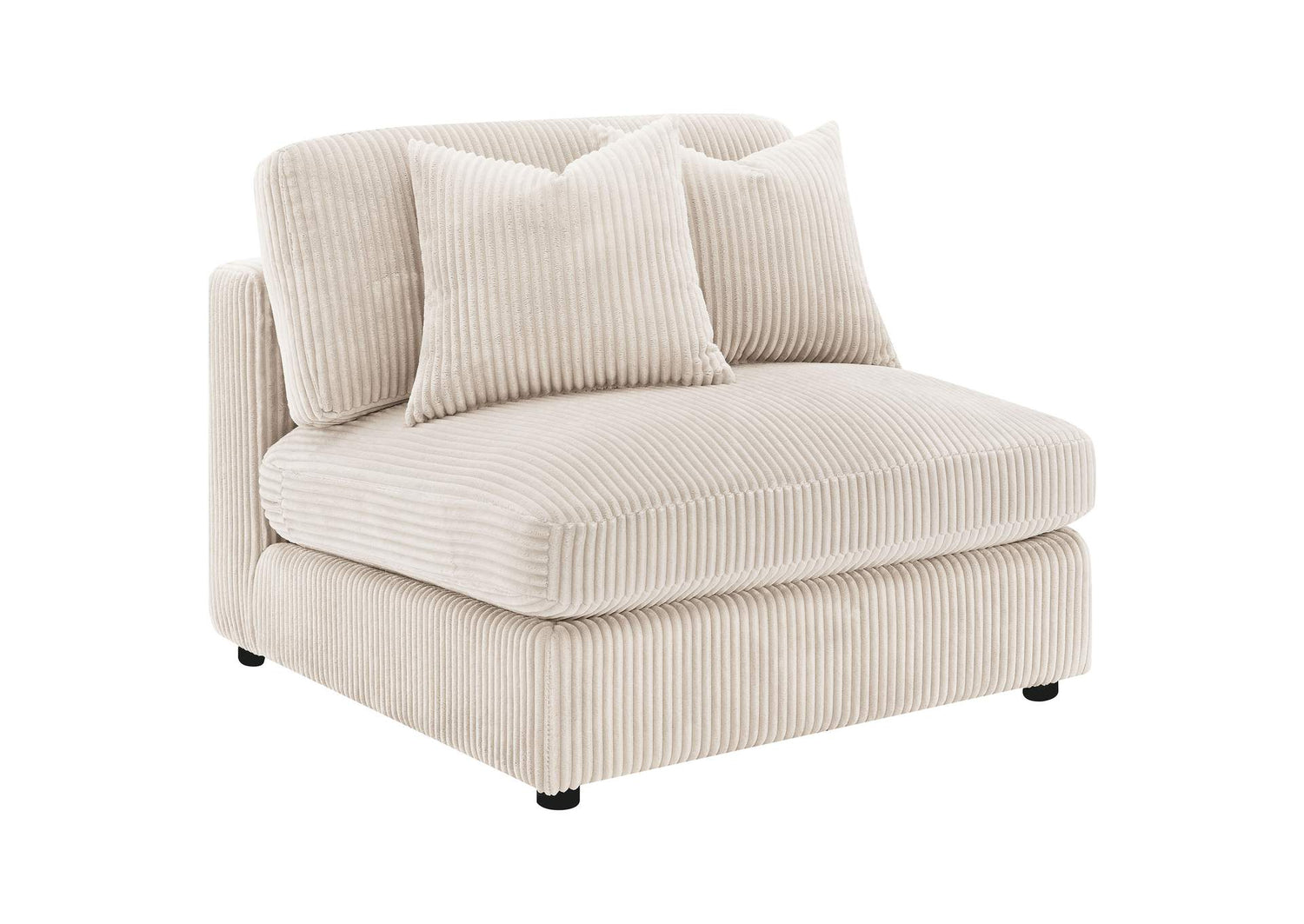509897 Blaine Upholstered Armless Chair Sand