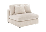 509897 Blaine Upholstered Armless Chair Sand