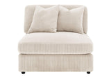 509897 Blaine Upholstered Armless Chair Sand