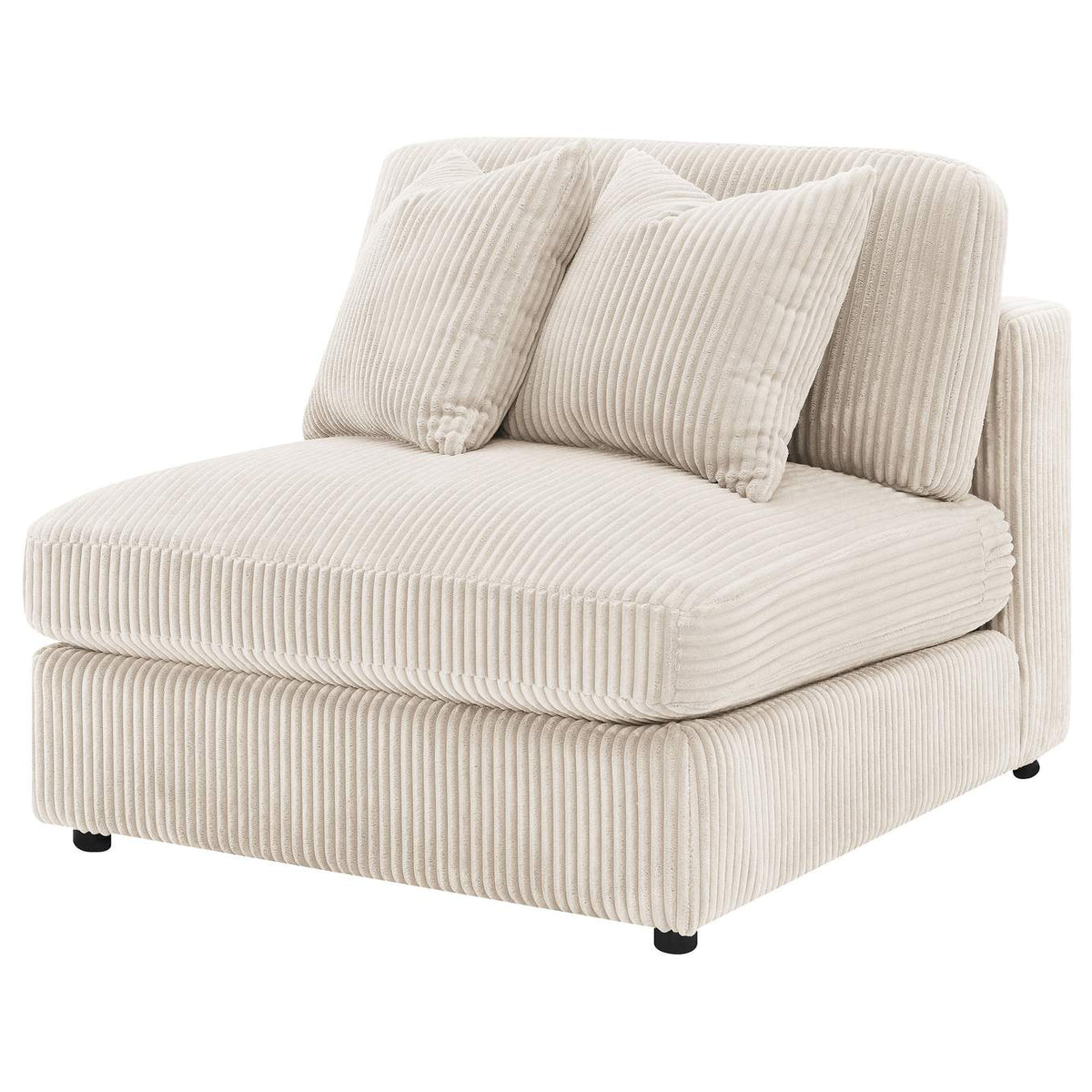 509897 Blaine Upholstered Armless Chair Sand