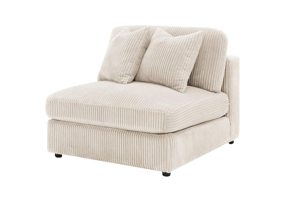 509897 Blaine Upholstered Armless Chair Sand