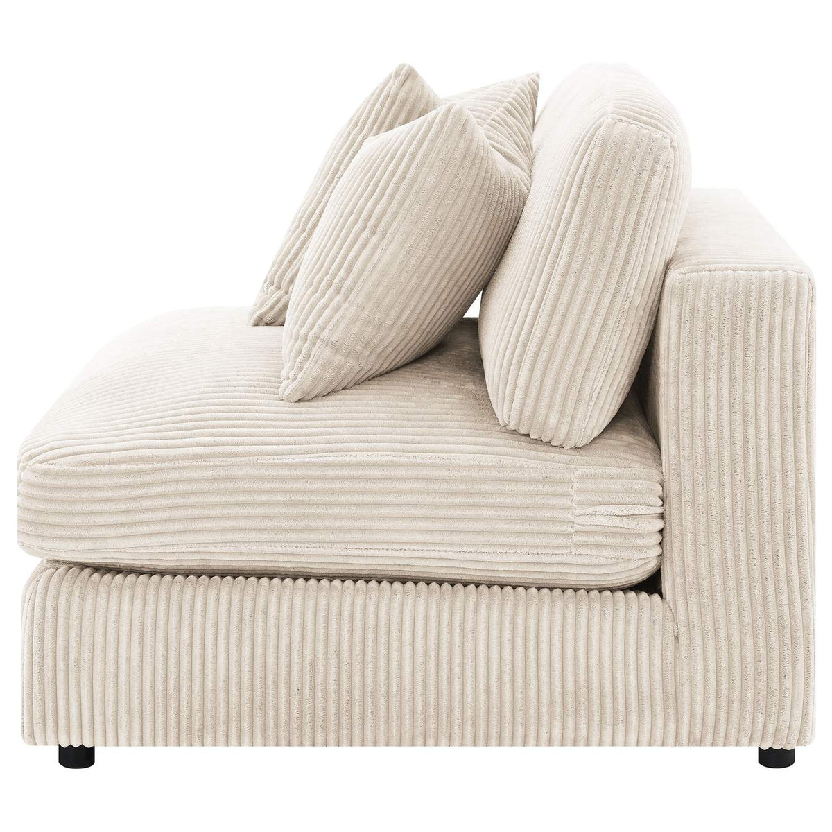 509897 Blaine Upholstered Armless Chair Sand