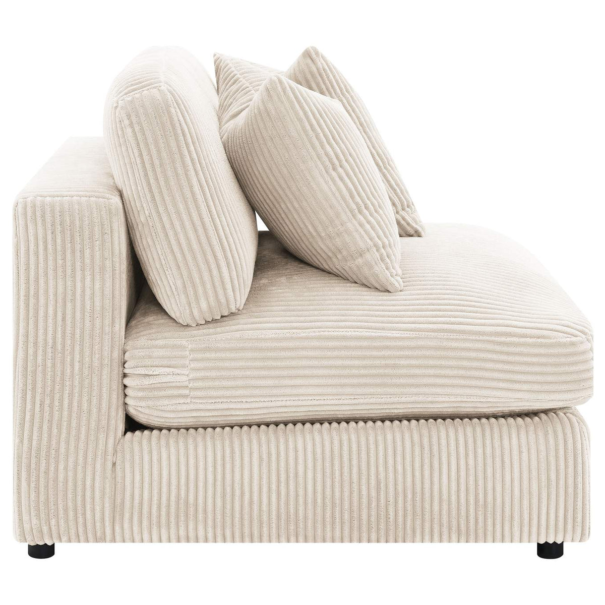 509897 Blaine Upholstered Armless Chair Sand