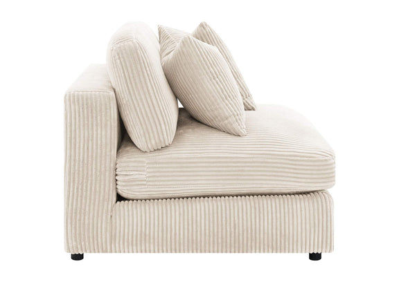 509897 Blaine Upholstered Armless Chair Sand