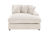 509899-SET Blaine Upholstered Reversible Chaise Sectional Sofa Sand