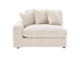 509899 Blaine Upholstered Reversible Chaise Sectional Sofa Sand