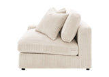 509899 Blaine Upholstered Reversible Chaise Sectional Sofa Sand
