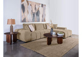 509961 Octavia Upholstered Sectional Chaise Sofa Camel