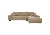 509961 Octavia Upholstered Sectional Chaise Sofa Camel