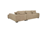 509961 Octavia Upholstered Sectional Chaise Sofa Camel