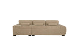 509961 Octavia Upholstered Sectional Chaise Sofa Camel