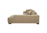 509961 Octavia Upholstered Sectional Chaise Sofa Camel