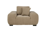 509963 Octavia Upholstered Track Arm Accent Chair Camel