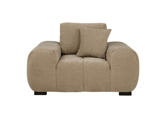 509963 Octavia Upholstered Track Arm Accent Chair Camel