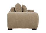 509963 Octavia Upholstered Track Arm Accent Chair Camel