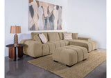 509964 Octavia Upholstered Rectangular Ottoman Camel